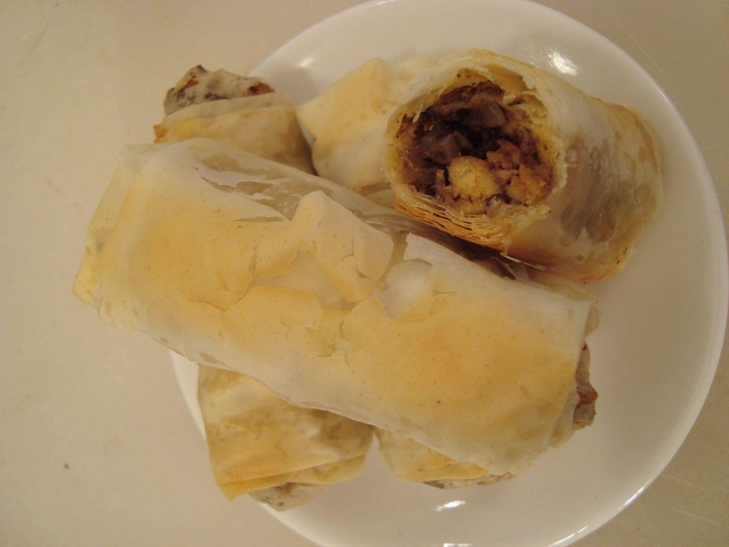 Carne de pui in foietaj