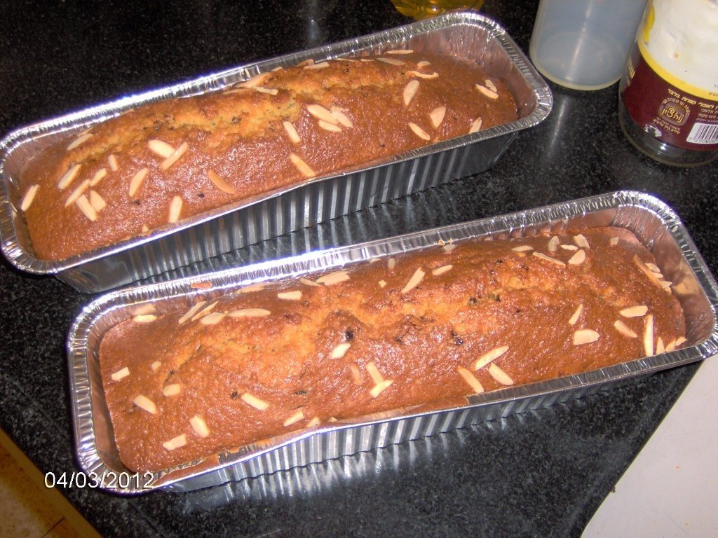 Chec cu portocala si fulgi de cocos