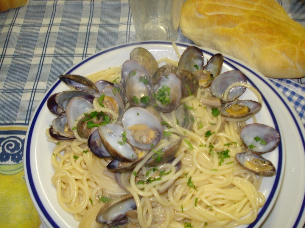 Spaghetti con vongole