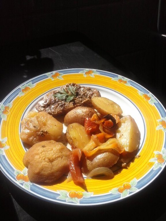 Friptura de porc cu mere la cuptor