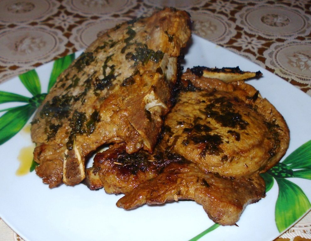 Cotlete cu ierburi aromate