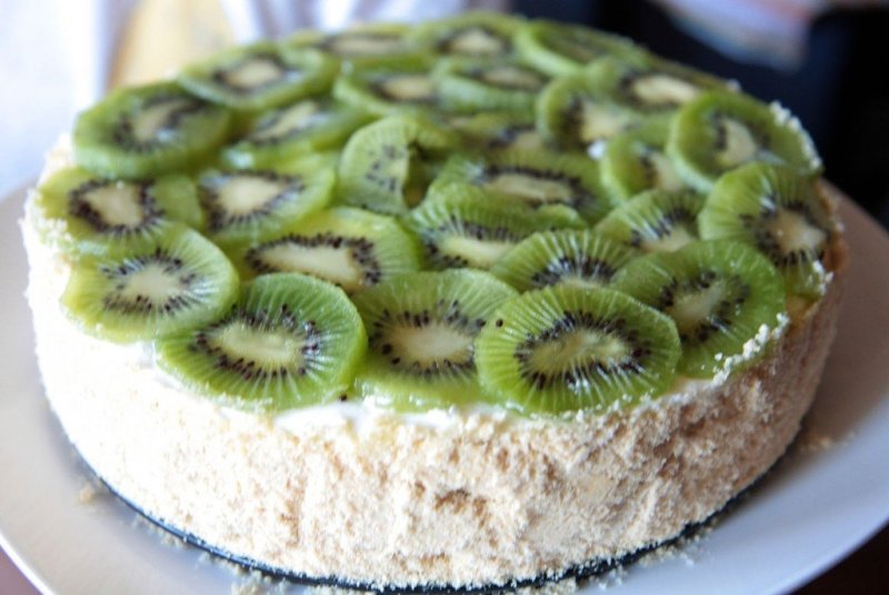 Cheesecake cu kiwi