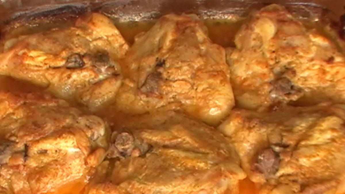 Pulpe de Pui cu Mustar la Cuptor