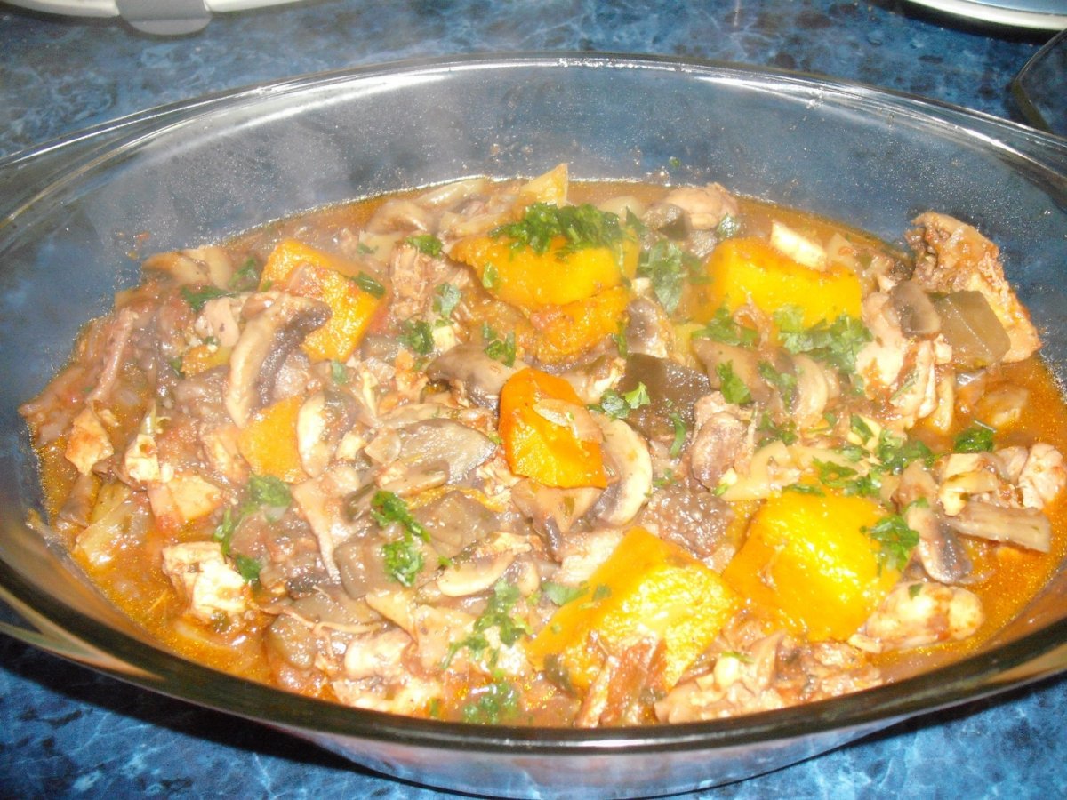 Pui cu bostan de placinta