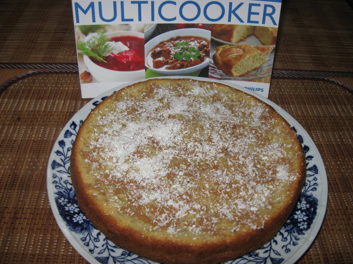 PRAJITURĂ CU DOVLEAC ŞI MERE PREPARATĂ LA PHILIPS MULTICOOKER