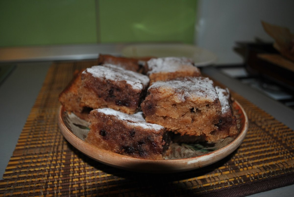 Prajitura de post cu dulceata