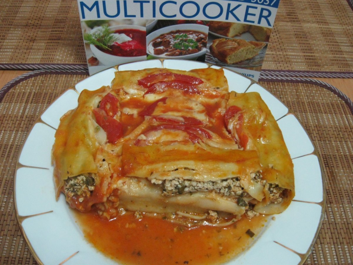 CANNELONI CU CARNE DE CURCAN LA  PHILIPS MULTICOOKER