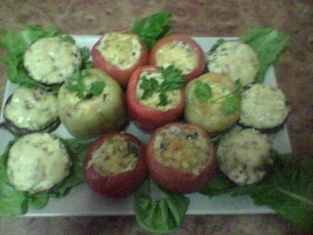 Legume umplute cu branza si kaizer