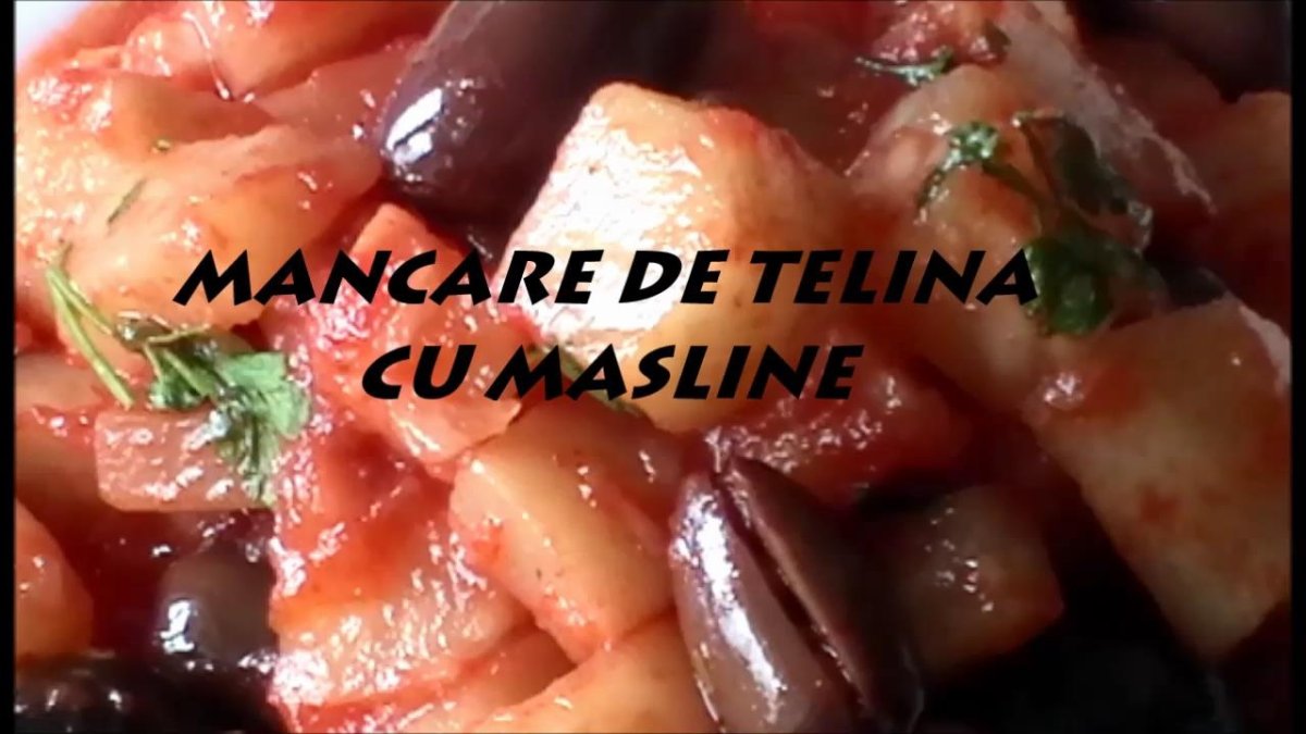 Mancare de telina cu masline (de post)