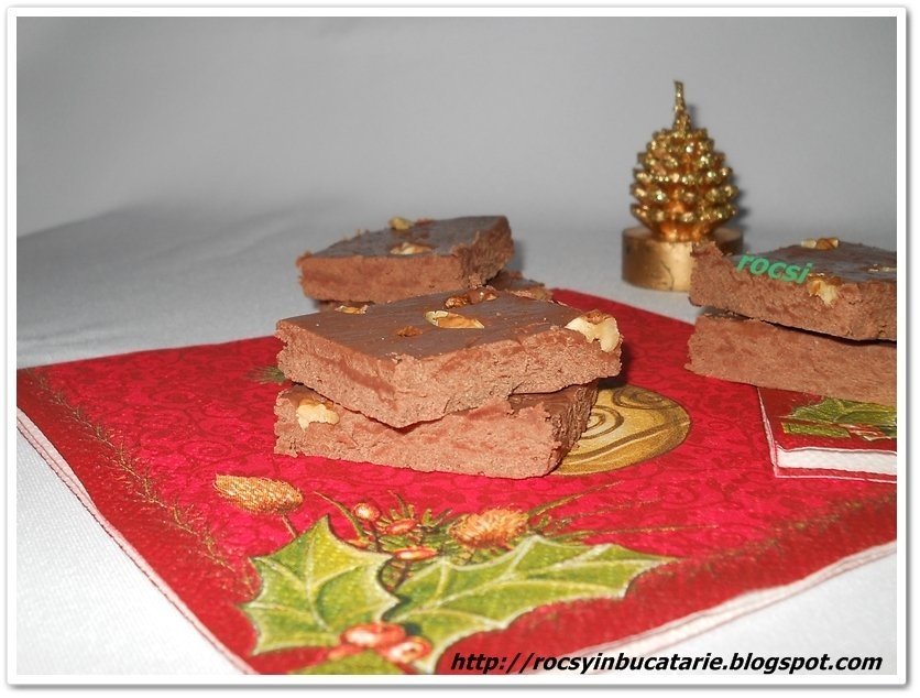 Ciocolata de casa cu nuci