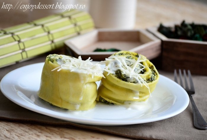 Rotolo di ricotta e spinaci
