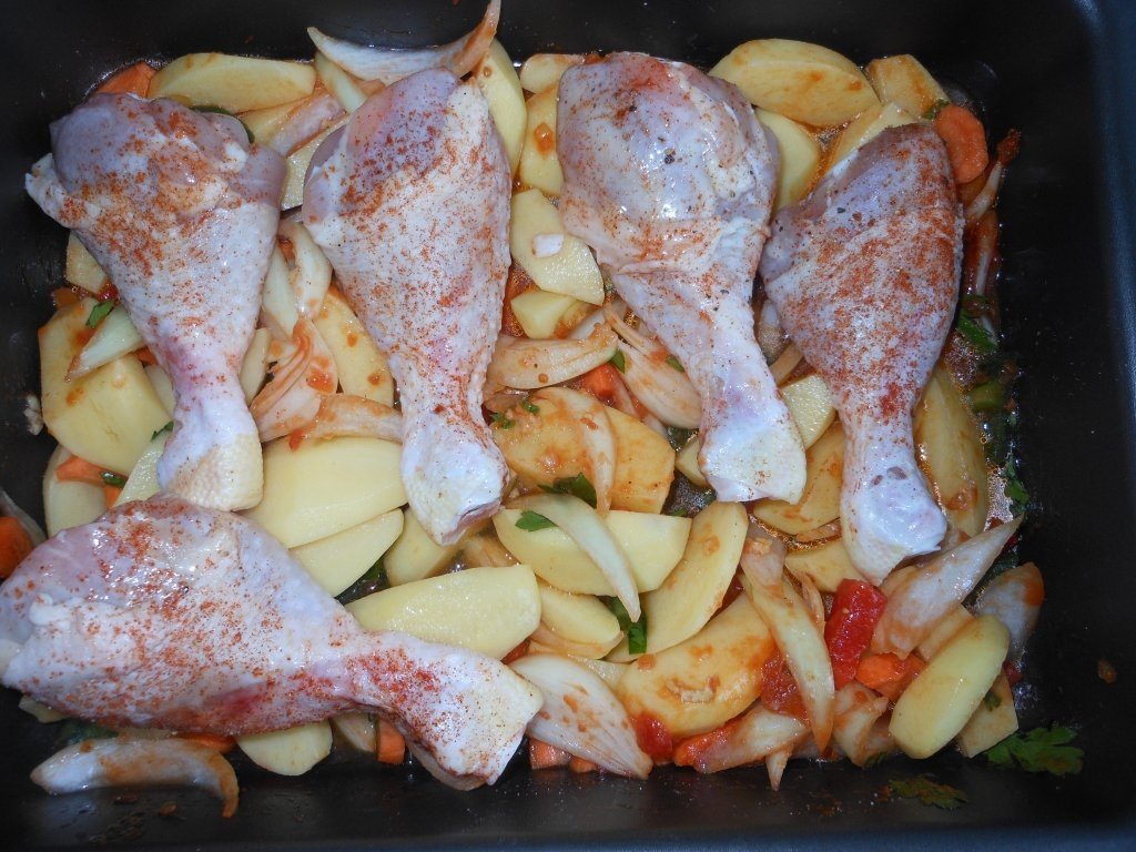 Pulpe la cuptor cu legume