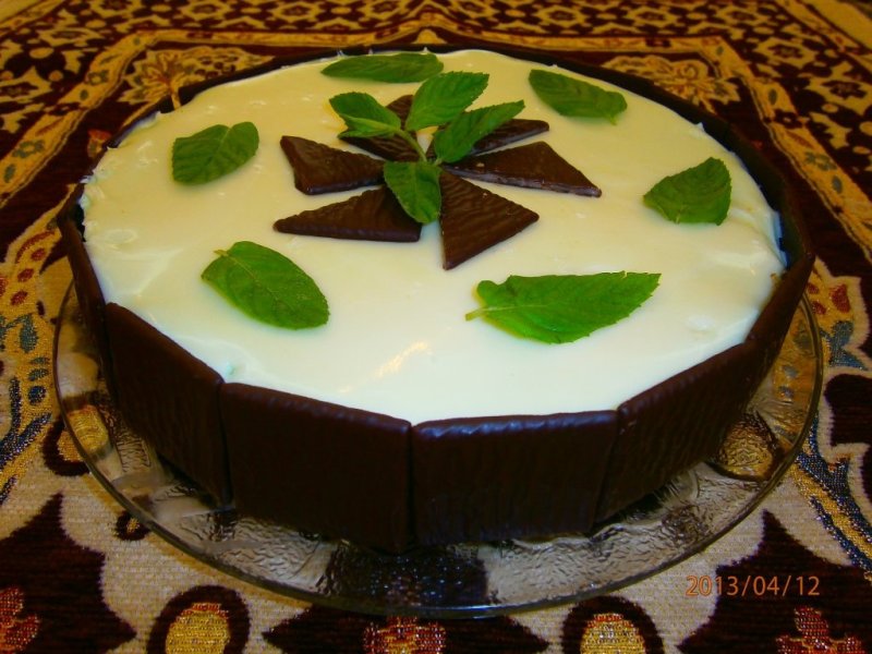 Cheesecake "After eight"