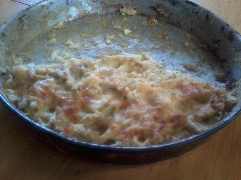 Fasole verde gratinata cu cascaval