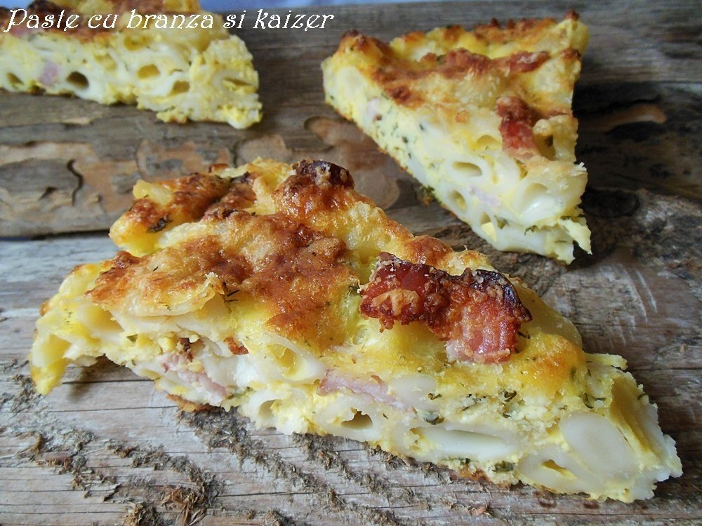 Paste cu branza si kaizer