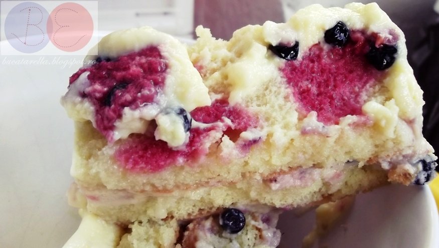 Inghetata cu afine si zmeura