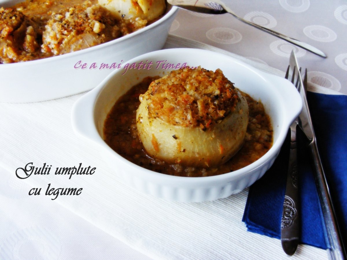 Gulii umplute cu legume
