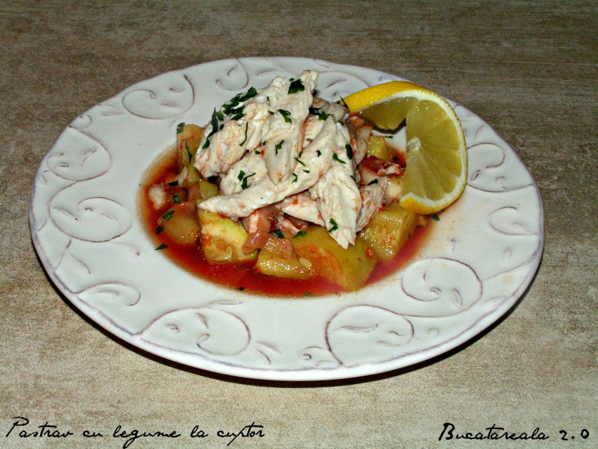 Pastrav cu legume la cuptor