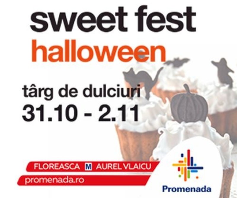 Sweet Fest de Halloween, un regal al dulciurilor alese la mall Promenada