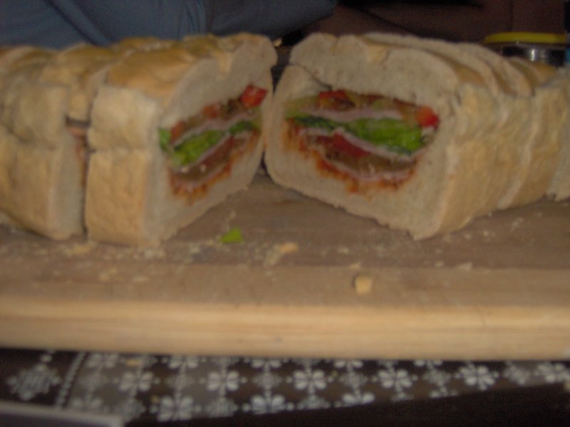 Paine umpluta - sandwich