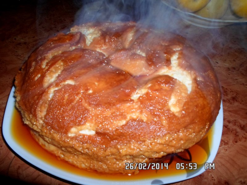 Tort-crema de zahar ars