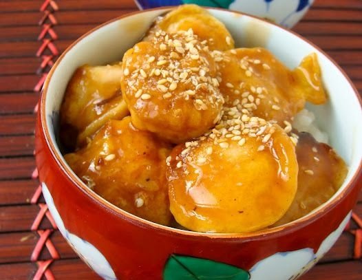 Pui cu susan - Sesame chicken