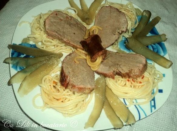 Friptura picanta de porc la cuptor