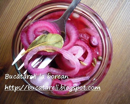 Ceapă roşie murată, un pic afrodisiacă