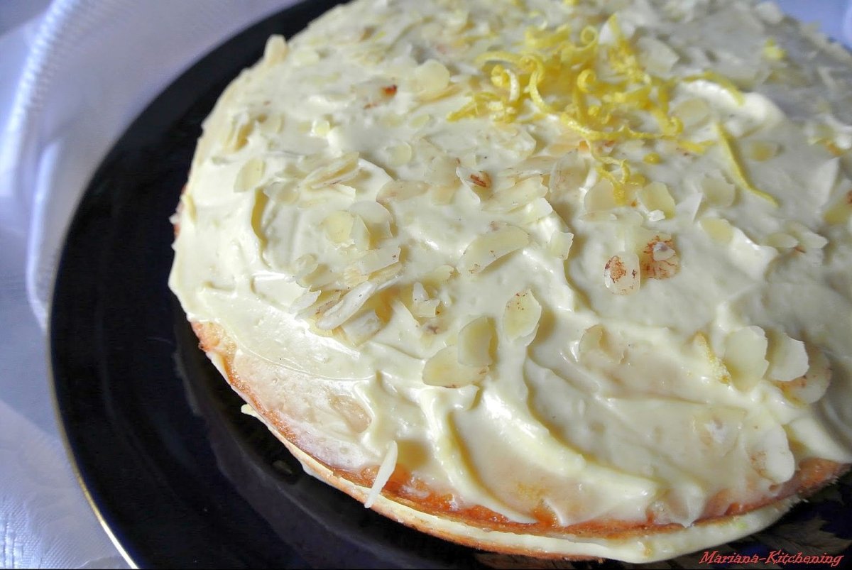 Tort cu lămâie și migdale