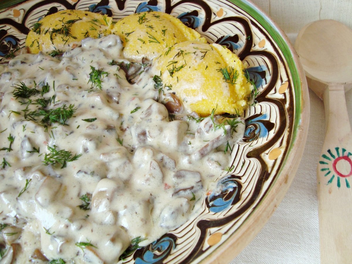 Ciuperci cu smantana