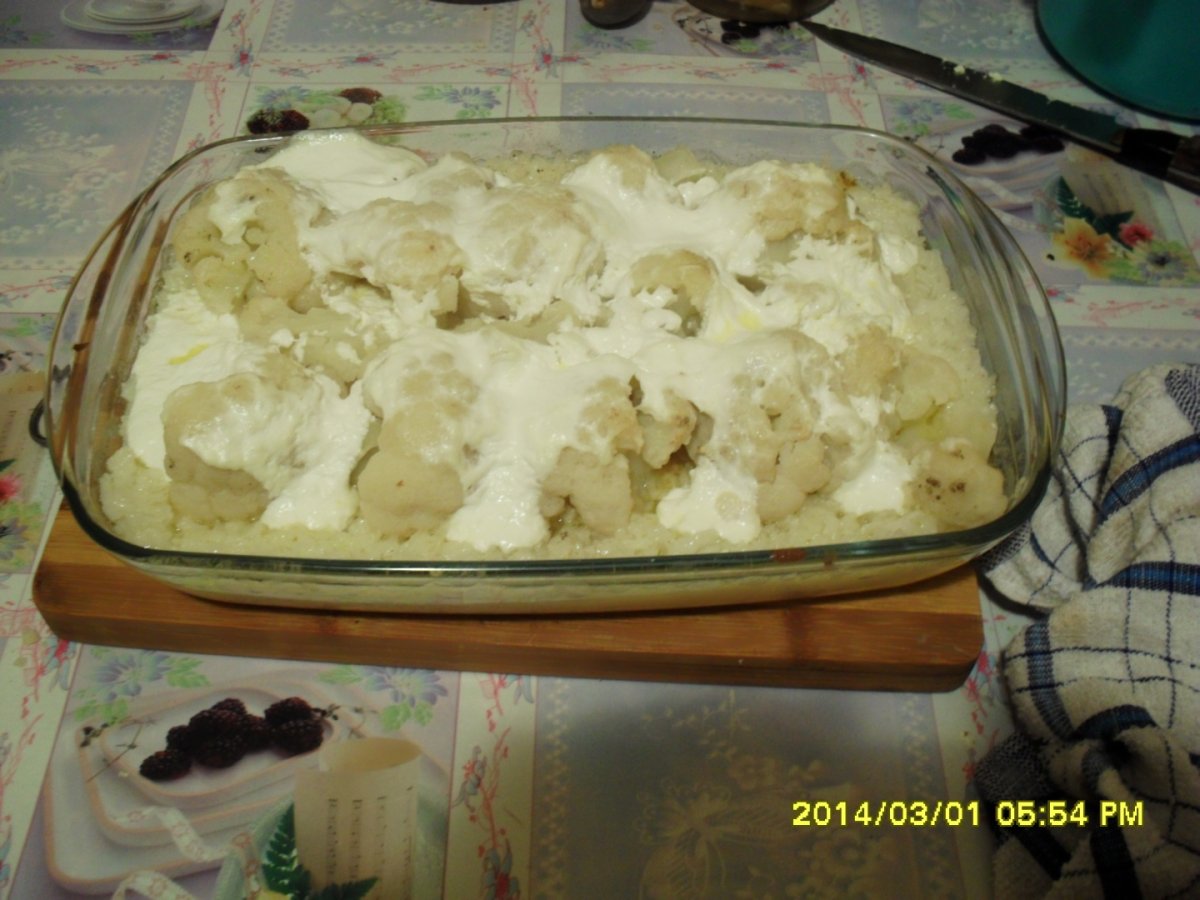 Conopida cu orez la cuptor