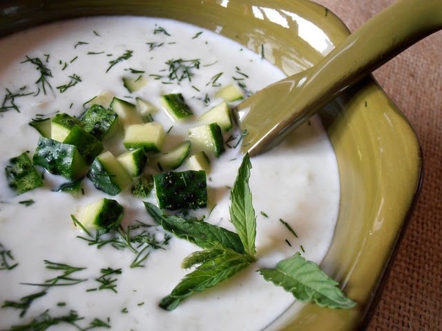 Tarator - Supa rece de castraveti cu iaurt