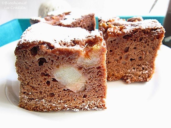 Prajitura cu pere si Nesquick