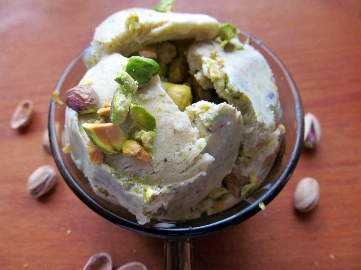 Înghețată cu fistic