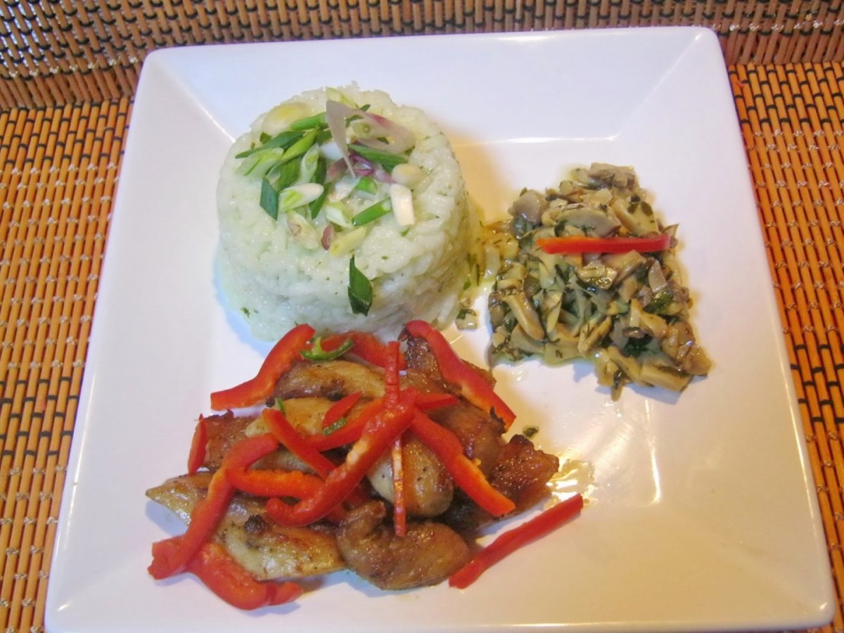 Pui Pekin cu sos de lamaie