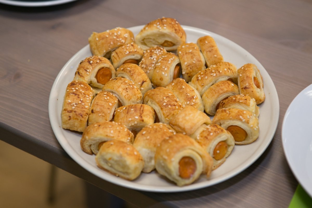 Crenvurşti de soia în foietaj