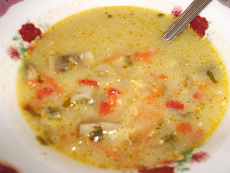 Ciorba de ciuperci champignions