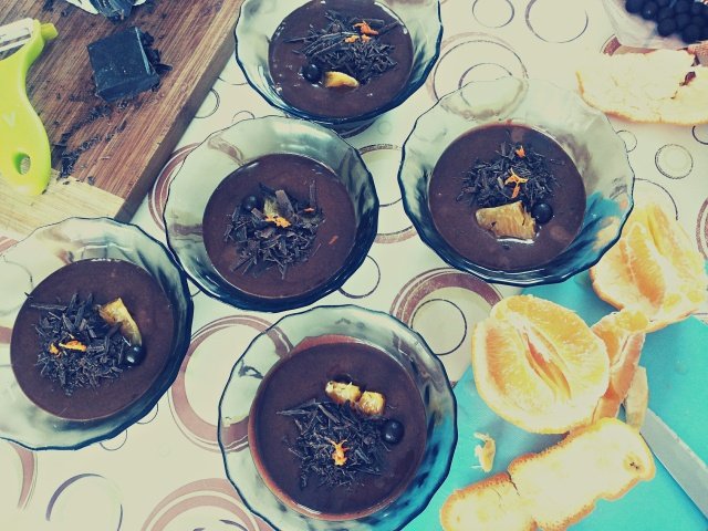 Mousse beat, de ciocolata