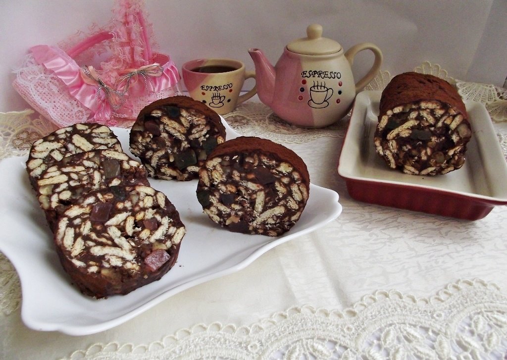 Salam de biscuiţi reţetă