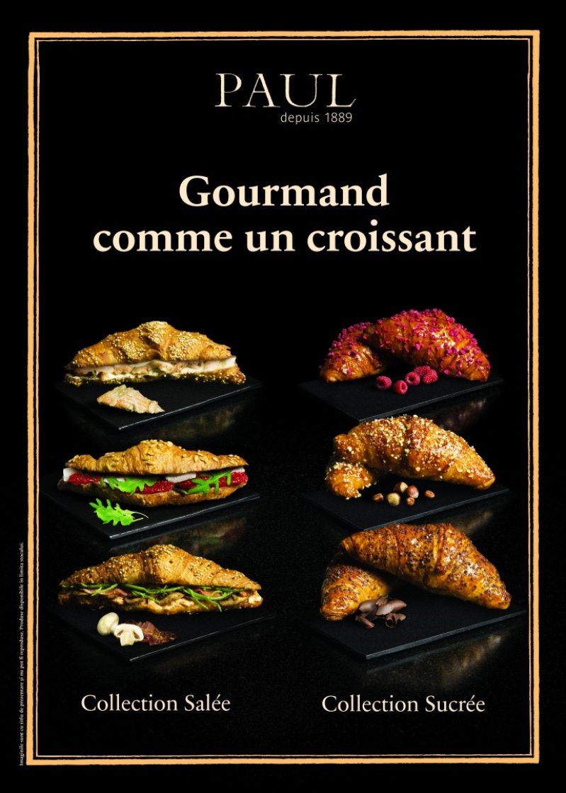 Colecția Paul pentru gurmanzi: șase croissante noi, în combinații dulci și sărate delicioase
