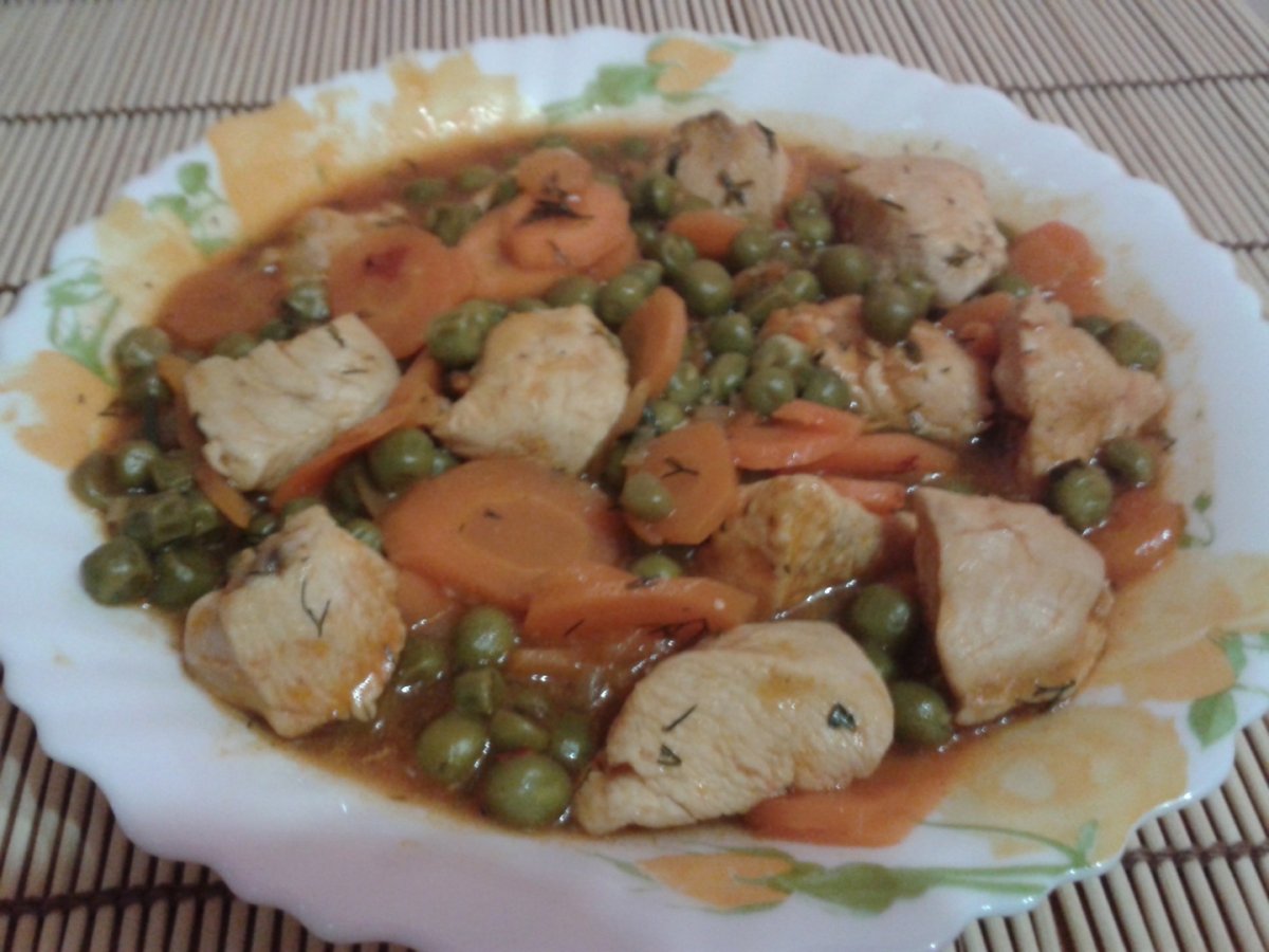 Mazare cu carne de pui