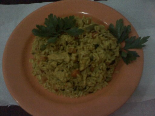 Orez Curry cu legume si pui
