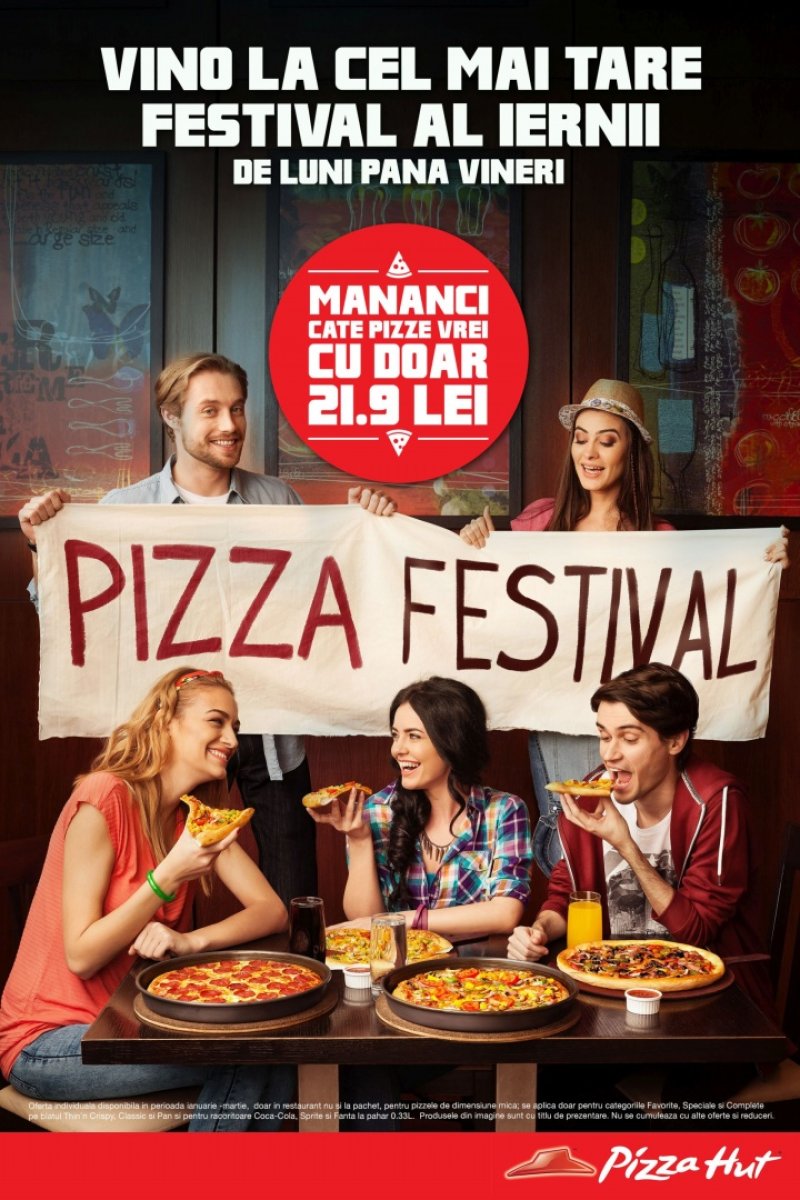 Pizza Hut te așteaptă la cel mai tare festival al iernii