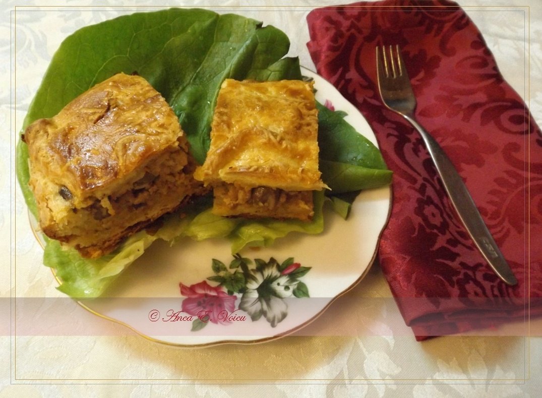 Placinta cu carne si aluat de casa