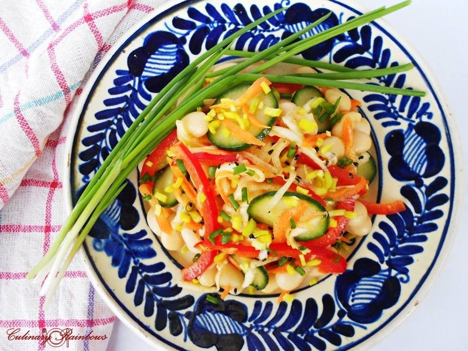 Salată de fasole albă