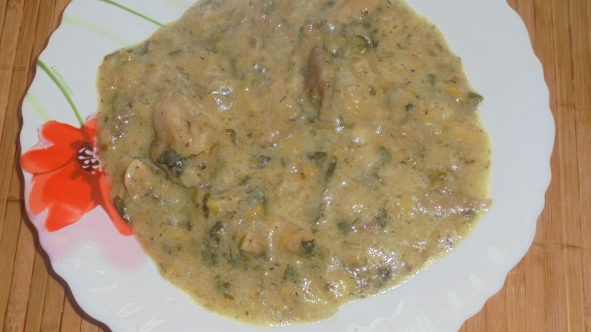 Mancare de ciuperci pleurotus