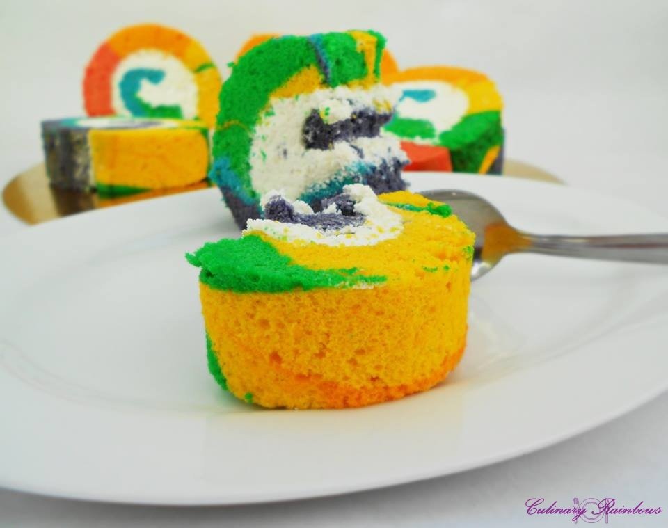 Ruladă curcubeu by Culinary Rainbow