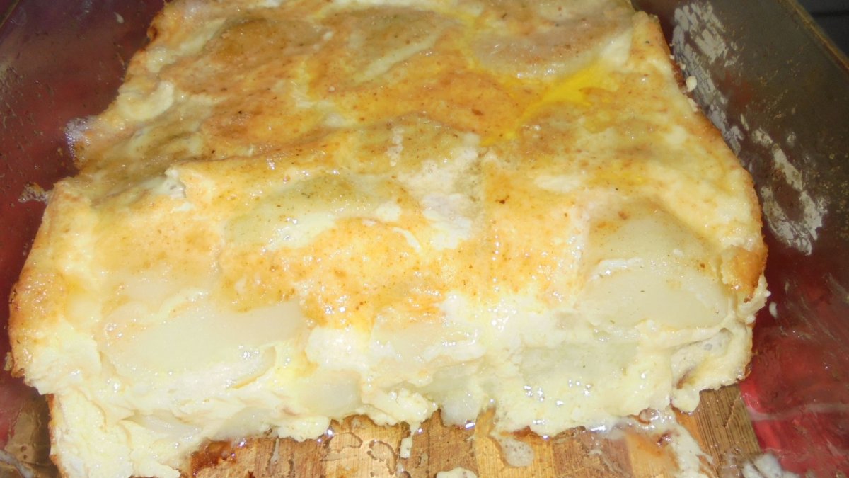 Budinca de cartofi la cuptor