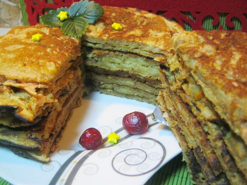 Clatite cu mar si scortisoara