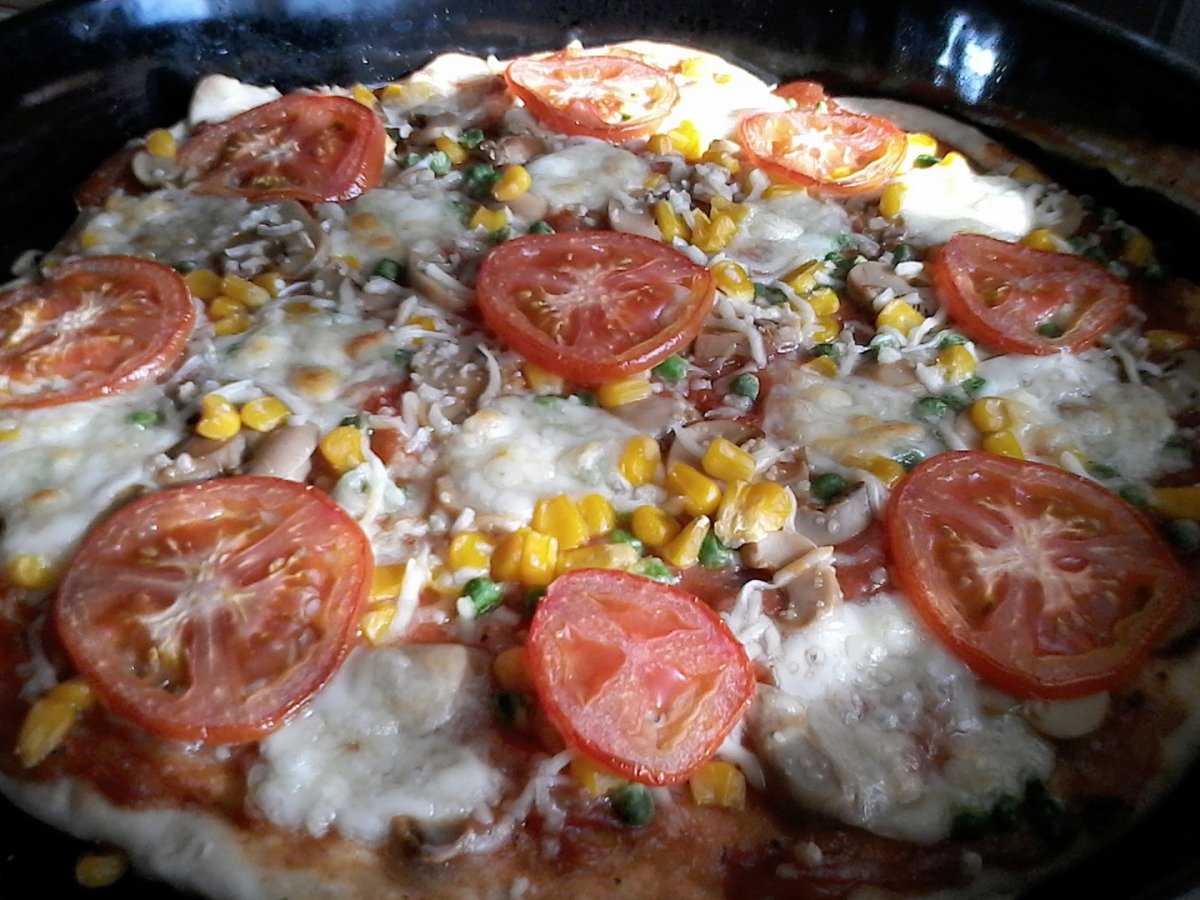 Pizza vegetariana